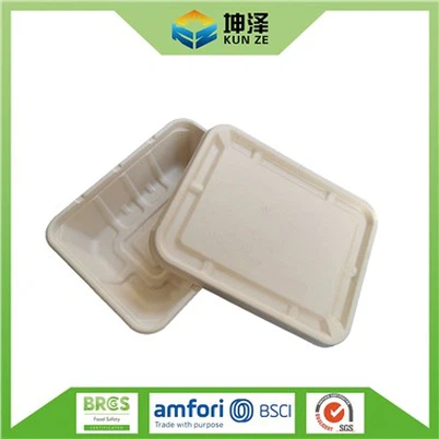 Suhkruroo Bagasse toidukonteinerid